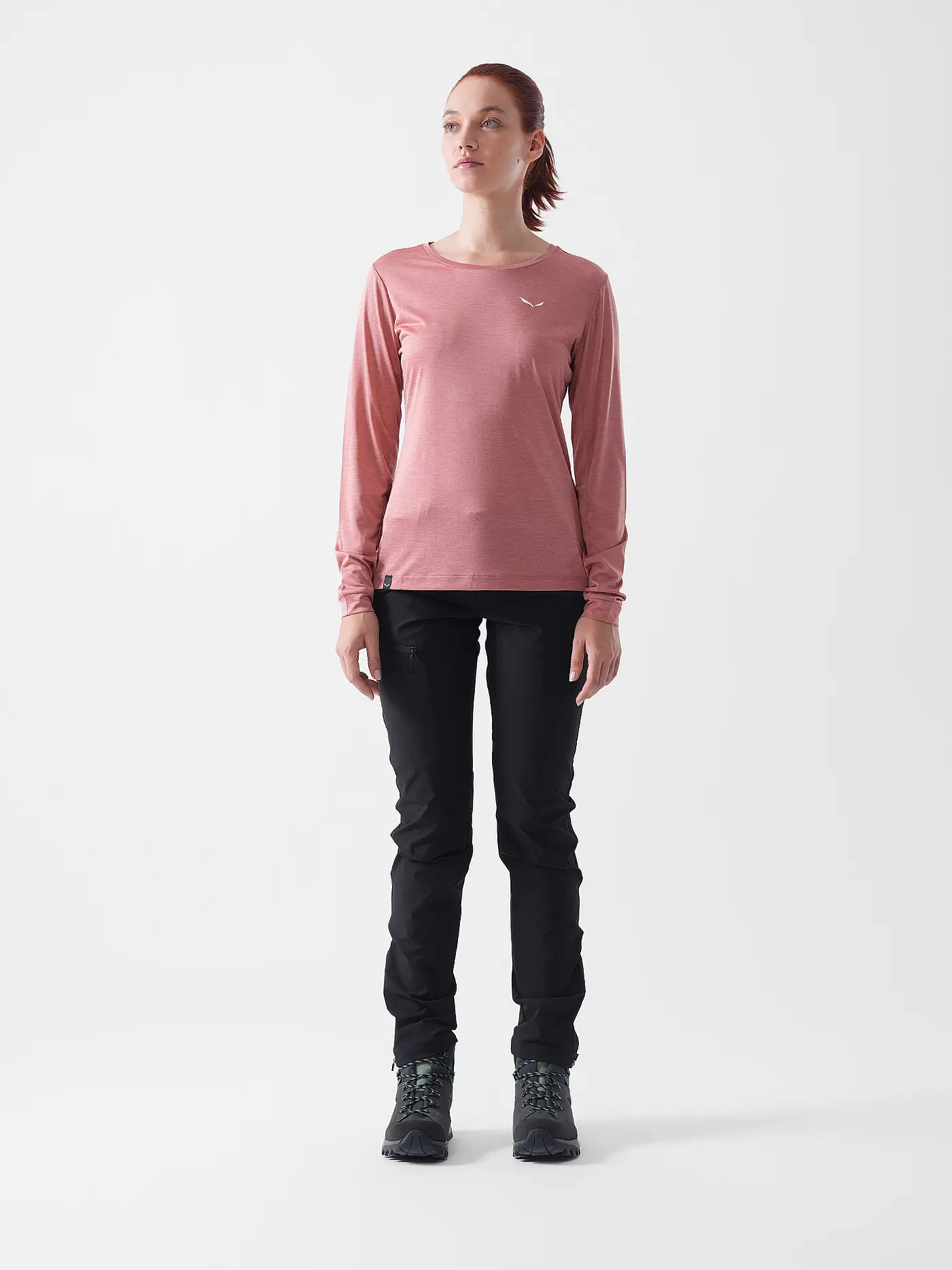SALEWA | Damen Funktionsshirt Puez Melange Dry'Ton | rot